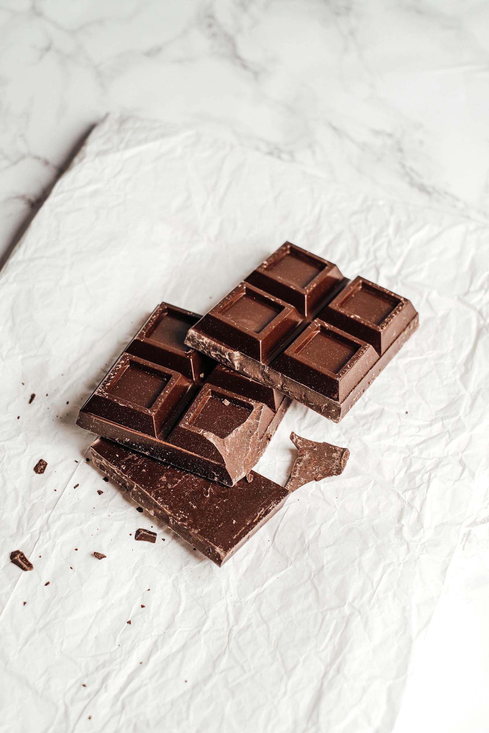 Dark chocolate detail